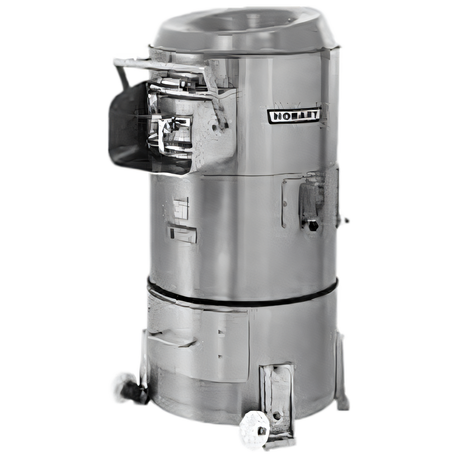 Product image #1 for Hobart 6460M-1 Mobile Electric Potato Peeler, 55-70 lb. Hopper Capacity, 120V, 1 HP