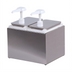 Thumbnail image #1 for Carlisle 2-Pump Countertop Topping Rail Condiment Dispenser