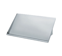 42-Inch Wall-Mounted Stainless Steel Slant Rack Sort Shelf with Solid End Brackets