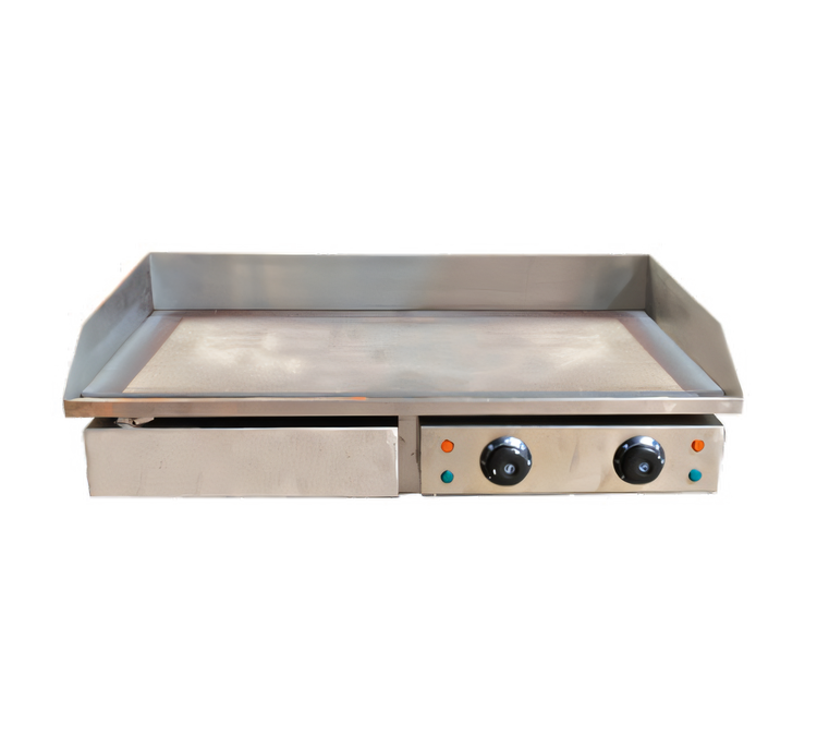 Product image #1 for Omcan USA CE-CN-4400 Electric Countertop Griddle with Dual Thermostats, 28.5 x 15.75-Inch Cooking Surface