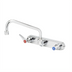 Thumbnail image #1 for T&S Brass B-1126 Splash-Mounted Workboard Faucet with 8-Inch Swing Nozzle, 8-Inch Centers