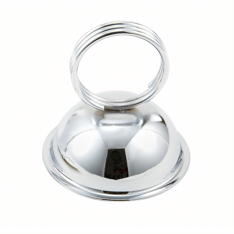 Product image #1 for Winco Stainless Steel Ring-Type Menu/Card Holder, 2-1/2 x 2-1/3 Inches