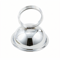 Winco Stainless Steel Ring-Type Menu/Card Holder, 2-1/2 x 2-1/3 Inches
