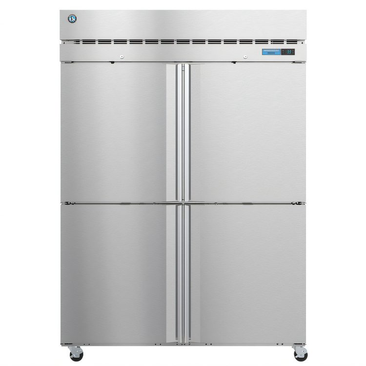 Product image #1 for Hoshizaki Steelheart Two-Section Reach-In Freezer with Solid Half Doors, 50.37 Cu. Ft., Top-Mounted Self-Contained Refrigeration