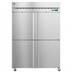Thumbnail image #1 for Hoshizaki Steelheart Two-Section Reach-In Freezer with Solid Half Doors, 50.37 Cu. Ft., Top-Mounted Self-Contained Refrigeration