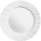 Thumbnail image #1 for Corelle Essentials 8-1/2-Inch Round Salad Plate, Wide Rim, Vitrelle Glass, Dunes
