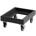 Thumbnail image #1 for Cambro Camdolly® CD300615 Open-Frame Commercial Dolly, 350 lb Capacity, Charcoal Gray, 5-Inch Casters