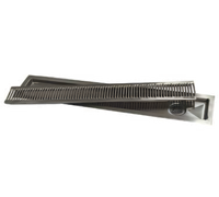 Advance Tabco TA-525 60-Inch Drop-In Urn Trough with Louvered Cover and Drain