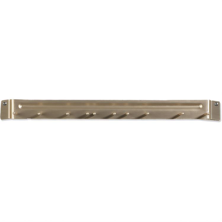 Product image #1 for Sparta Spectrum 17-Inch Wall-Mount Aluminum Brush Rack for Up to 10 Drilled-Handle Brushes