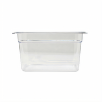 Omcan 1/4 Size 5-7/8-Inch Deep Clear Polycarbonate Food Pan