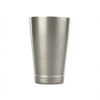 Barfly 18 oz Half-Size Vintage Finish Cocktail Shaker Tin