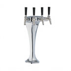 Thumbnail image #1 for Perlick Corporation 4085-2B 2-Faucet Countertop Glycol-Cooled Draft Beer Tower, Polished Chrome
