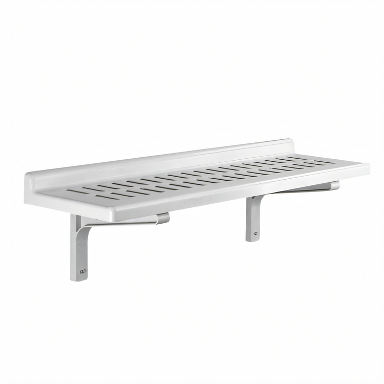 Product image #2 for Cambro Camshelving® 48-Inch Wall-Mounted Vented Shelf with 2-Inch Backsplash