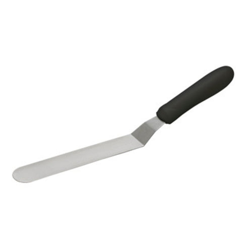 Product image #1 for Winco Black Ergo Handle Offset Spatula with 6-1/2 x 1-5/16-Inch Stainless Steel Blade