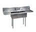 Thumbnail image #1 for BK Resources 60-Inch Three-Compartment Convenience Store Sink with Dual 12-Inch Drainboards