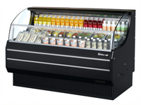 Turbo Air Slim-Line Horizontal Open Display Merchandiser, 75-3/4W, 13.5 Cu. Ft., Self-Contained, White Exterior
