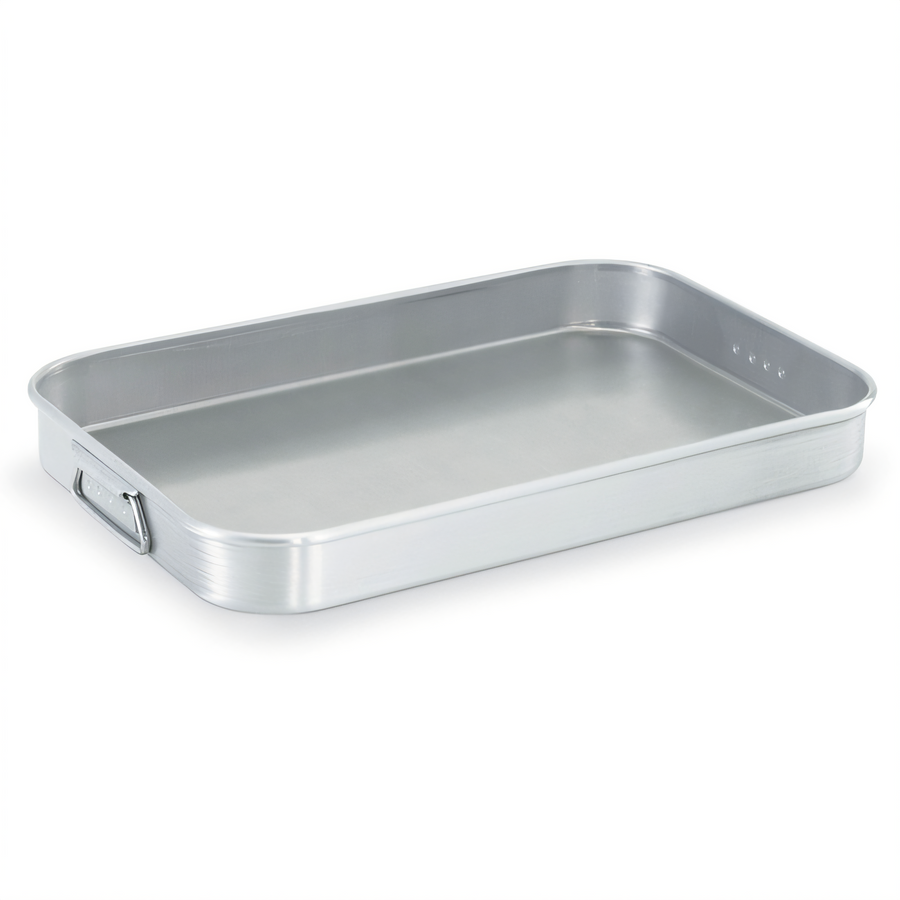 Product image #1 for Vollrath Wear-Ever 8.125 Quart 3004 Aluminum Bake & Roast Pan with Handles, Straight Sides