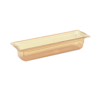 Vollrath Super Pan® 2/4 GN 4-Inch Deep Amber Resin Plastic Food Pan