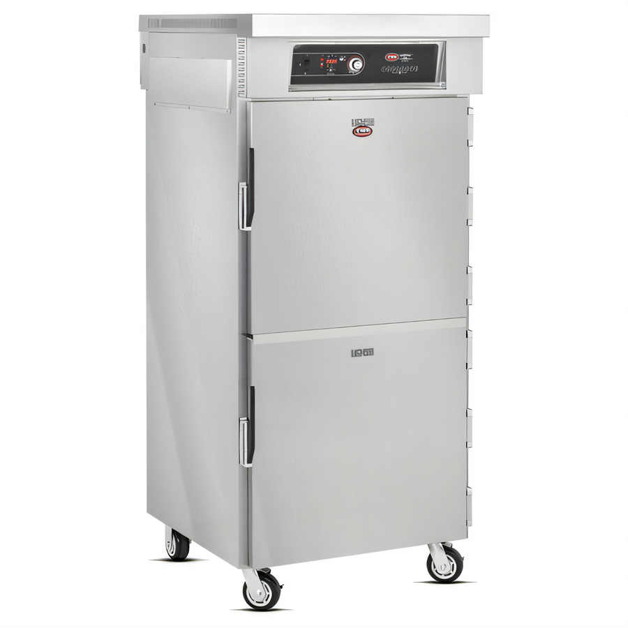 Product image #1 for FWE RH-B-32-HO High Output Electric Rethermalization & Holding Cabinet with Dutch Doors, 32-Basket Capacity