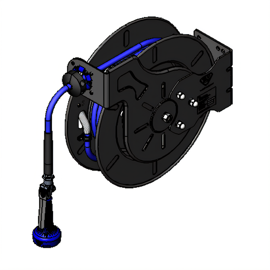 Product image #1 for T&S Brass Open Retractable Hose Reel System with 3/8" x 50' Hose