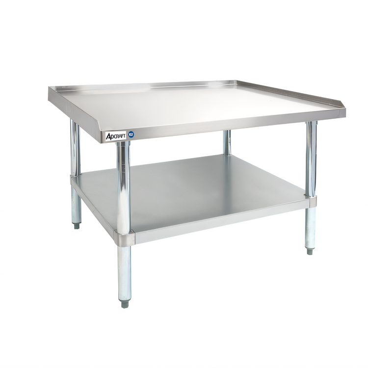 Product image #1 for Admiral Craft 24" x 30" x 24" Heavy-Duty Stainless Steel Equipment Stand with Galvanized Undershelf