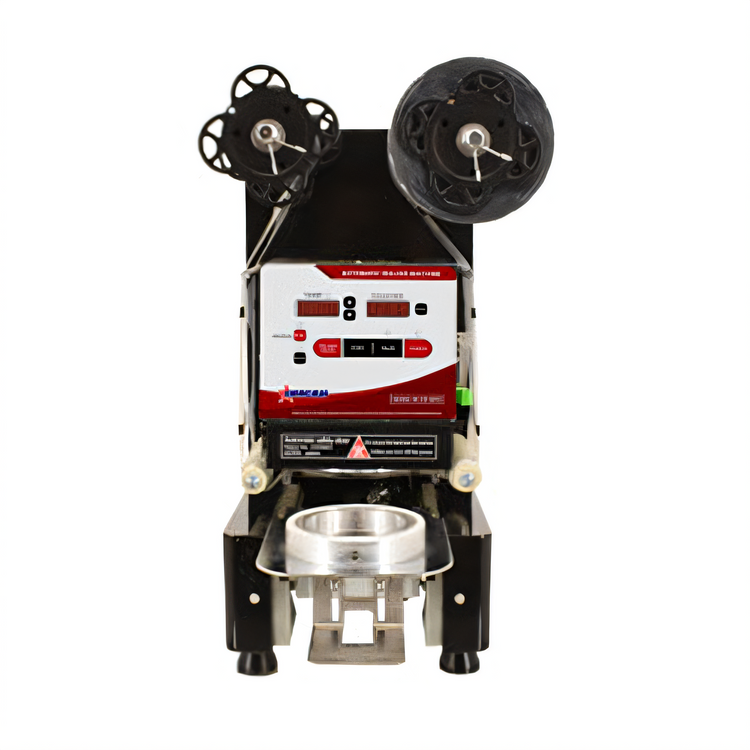 Product image #1 for Omcan Automatic Countertop Cup Sealing Machine for 3.7-Inch Cups