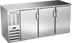 Thumbnail image #1 for Beverage Air 72-Inch Three-Section Six-Door Open Food Rated Refrigerated Pass-Thru Back Bar Cooler