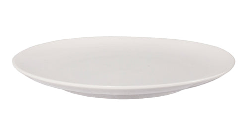 Product image #1 for Crestware Semplice 9-Inch Round Coupe Plate, Pearl White Ceramic