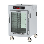 Thumbnail image #1 for Metro C5 C585-SFC-UPFC Controlled Temperature Holding Cabinet, 1/2-Height Pass-Thru, Glass Doors, Touchscreen, 8 Full-Size Sheet Pan Capacity