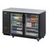 Thumbnail image #1 for Turbo Air Super Deluxe 2-Section Glass Door Back Bar Cooler, 19 Cu. Ft.