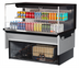 Thumbnail image #1 for Turbo Air Drop-In Low-Profile Horizontal Open Refrigerated Display Case with Glass Side Panels, 47-7/8