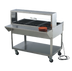 Thumbnail image #1 for ServeWell Single-Deck Cafeteria Breath Guard with Acrylic Panel, 61-1/4 Inch Wide