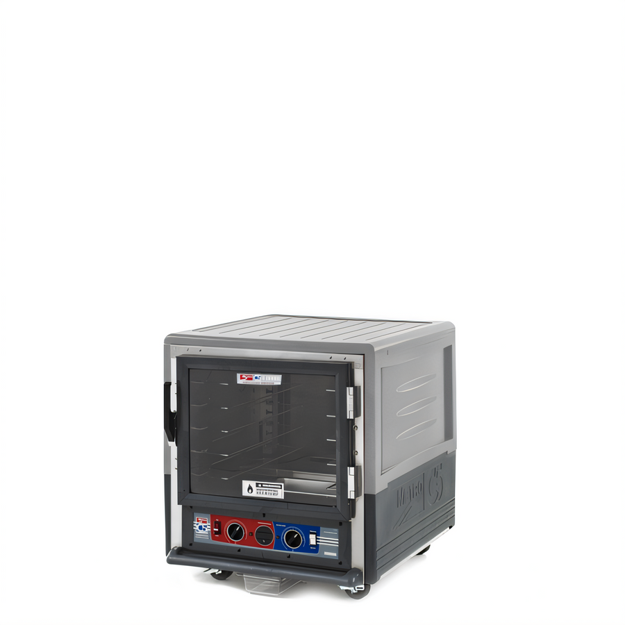 Product image #1 for Metro C5 3 Series Insulation Armour Under Counter Combination Heated Holding & Proofing Cabinet, Clear Polycarbonate Door, Gray, Low Wattage