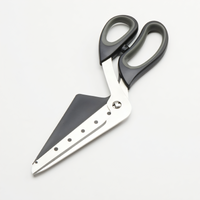 American Metalcraft Pizza Scissors/Turner with Detachable Stainless Steel Blade and Black Rubberized Handle, 10-5/8 Inch