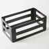 Thumbnail image #1 for American Metalcraft Full-Size Collapsible Iron Serving Crate, Black Powder-Coated