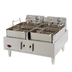 Thumbnail image #1 for Wells F-30 Countertop Electric Deep Fryer with Dual 15 lb Fry Pots