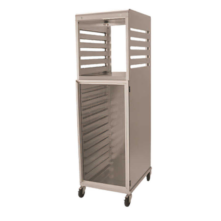 Product image #1 for NU-VU Full-Height Non-Insulated Aluminum Bread Cabinet on Casters