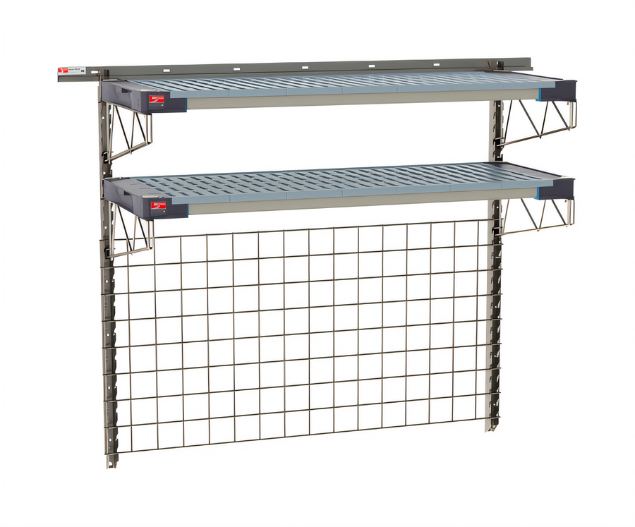 Product image #1 for Metro SW-1848S4-45-BASE SmartWall Life Wall-Mounted Shelving