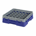 Thumbnail image #2 for Camrack Full-Size 36-Compartment Glass Rack, 3-5/8-Inch Height, Navy Blue with Soft Gray Extender
