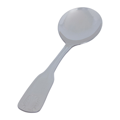 Product image #1 for Shelby 6-1/8 Inch Bouillon Spoon, Extra Heavy Weight, 18/0 Stainless Steel