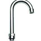 Thumbnail image #1 for Krowne Royal Series 21-427L Gooseneck Faucet Spout, 3-1/2"W x 6-1/2"H, with Adapter, Low Lead Compliant
