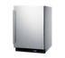 Thumbnail image #1 for Summit Commercial 24-Inch Undercounter All-Freezer, 4.7 Cu. Ft., Built-In/Freestanding, Stainless Steel