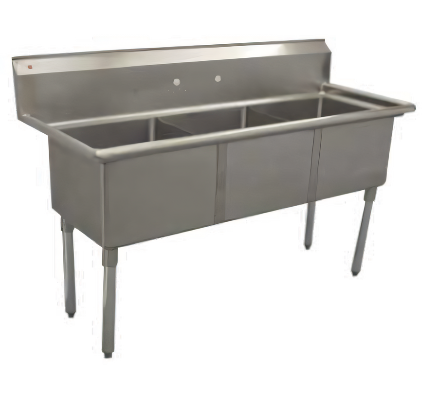 Product image #1 for Serv-Ware D3CWP1818-V Serv-Ware Compartment Sinks