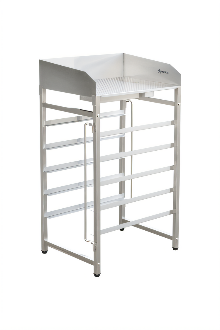 Product image #1 for Stainless Steel French Fry Standing Dump Station with Perforated Top