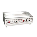 Thumbnail image #1 for Magikitch'n (Middleby) MKG-48 48-Inch Countertop Gas Griddle, 1-Inch Polished Steel Plate, Snap-Action Thermostat