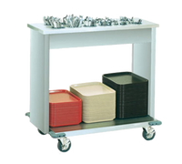 Vollrath 4-Series Signature Server Stainless Steel Tray and Flatware Cart