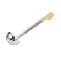 Vollrath Jacob's Pride® 3 oz Ivory One-Piece Heavy-Duty Stainless Steel Ladle with Kool-Touch™ Handle