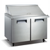 Thumbnail image #1 for U-Star 48-Inch Mega Top Sandwich/Salad Refrigerated Prep Table, 2-Door, 18-Pan Capacity