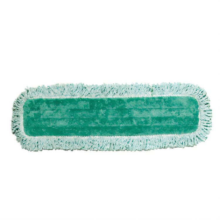 Product image #1 for Rubbermaid Commercial Hygen 24-Inch Microfiber Dust Mop Pad with Fringe, Green