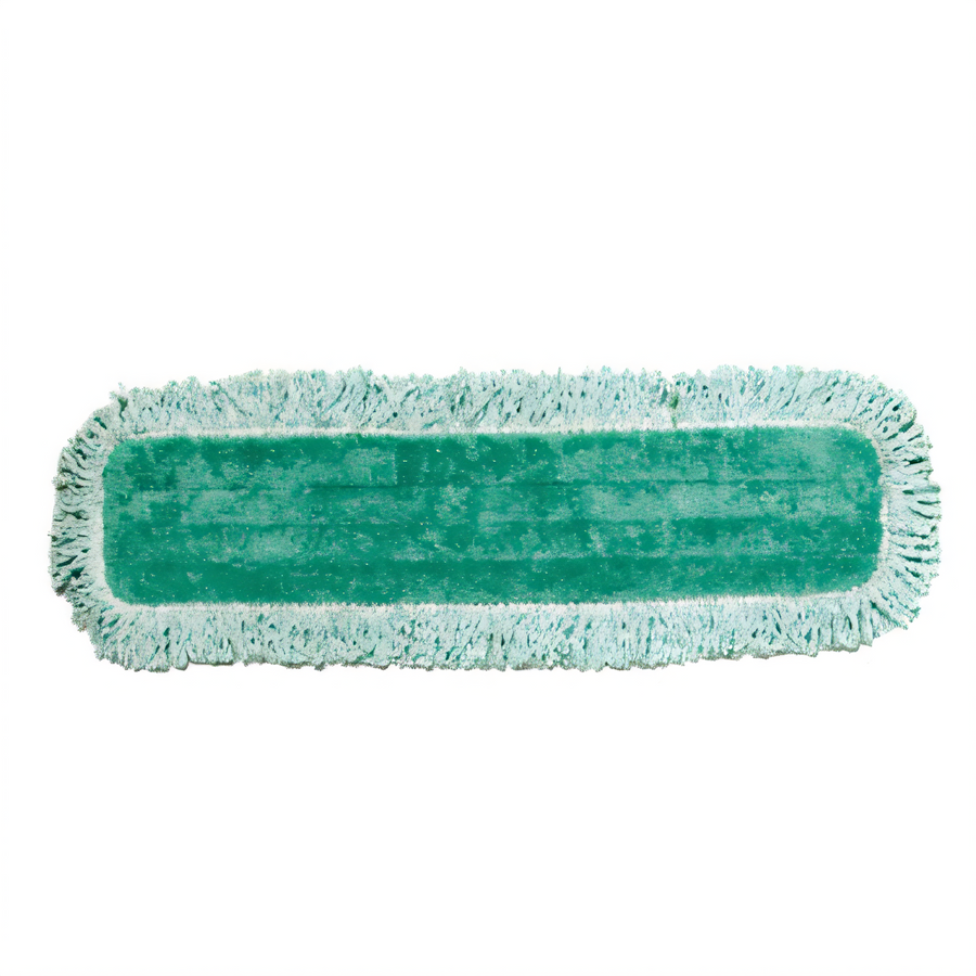 Product image #1 for Rubbermaid Commercial Hygen 24-Inch Microfiber Dust Mop Pad with Fringe, Green